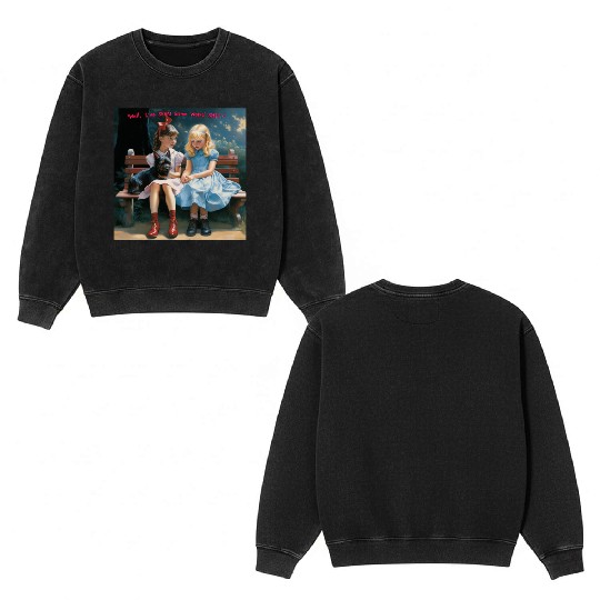 Dorothy and Alice hilarious Double Sided Mineral Wash Sweatshirts