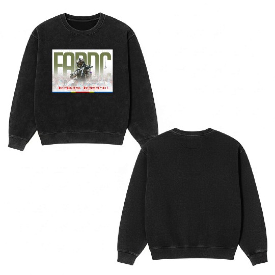 Support to the Armed Forces of DR Congo Double Sided Mineral Wash Sweatshirts
