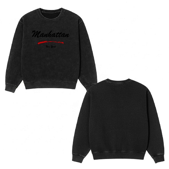 Manhattan Double Sided Mineral Wash Sweatshirts