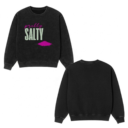 Salty Double Sided Mineral Wash Sweatshirts