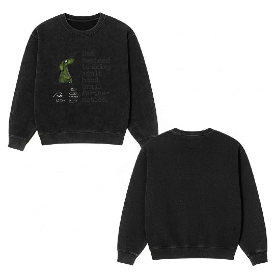 Lonely Animals - Zoe Double Sided Mineral Wash Sweatshirts