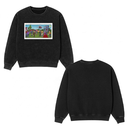 Koala Kimono Double Sided Mineral Wash Sweatshirts
