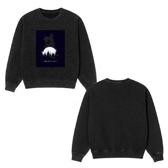 Sky Spirit Light Blue Adventure Double Sided Mineral Wash Sweatshirts for Everyon