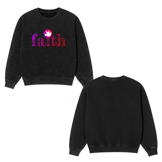 faith Double Sided Mineral Wash Sweatshirts