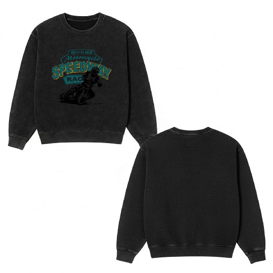 Speedway Racing Double Sided Mineral Wash Sweatshirts