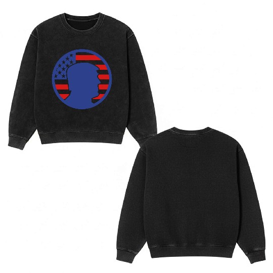 Donald Trump Double Sided Mineral Wash Sweatshirts