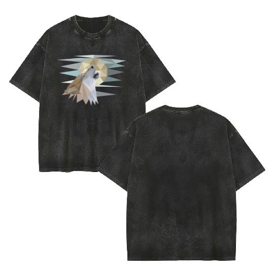 Wolf Double Sided Mineral Wash T Shirts