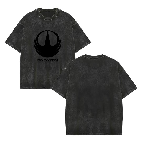 Rogue One Rebel Symbol Double Sided Mineral Wash T Shirts