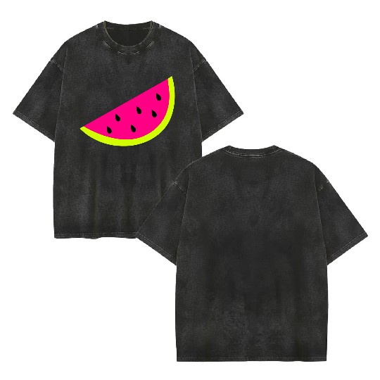 Watermelon Double Sided Mineral Wash T Shirts
