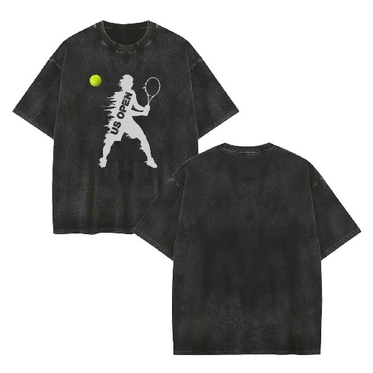 US Open Tennis Championship Double Sided Mineral Wash T Shirts
