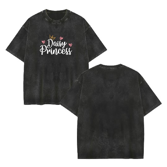 Daisy Garden Gardening Gardener Double Sided Mineral Wash T Shirts