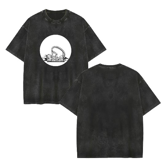 Roller Coaster Double Sided Mineral Wash T Shirts