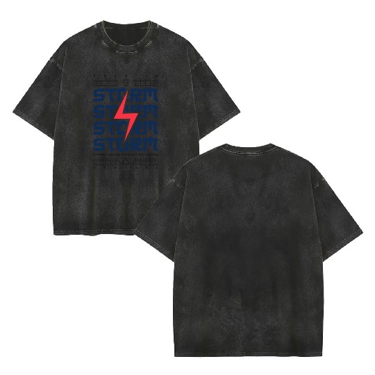Storm Double Sided Mineral Wash T Shirts