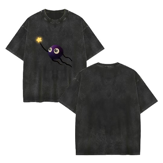 little soot sprite Double Sided Mineral Wash T Shirts