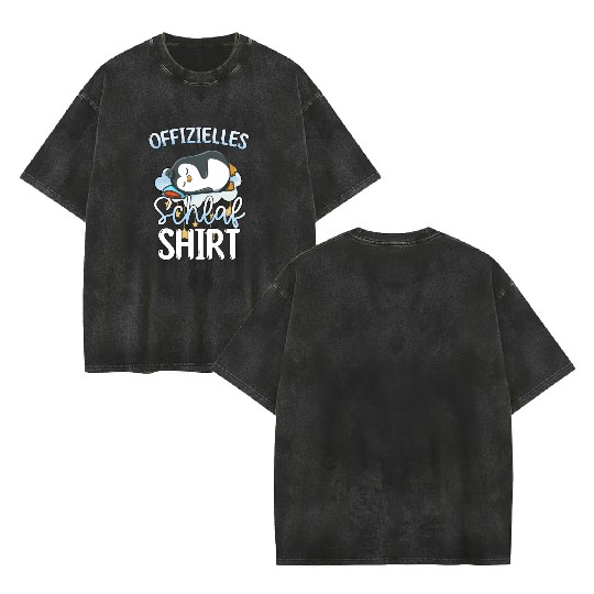 Official Sleep Double Sided Mineral Wash T Shirts Dog