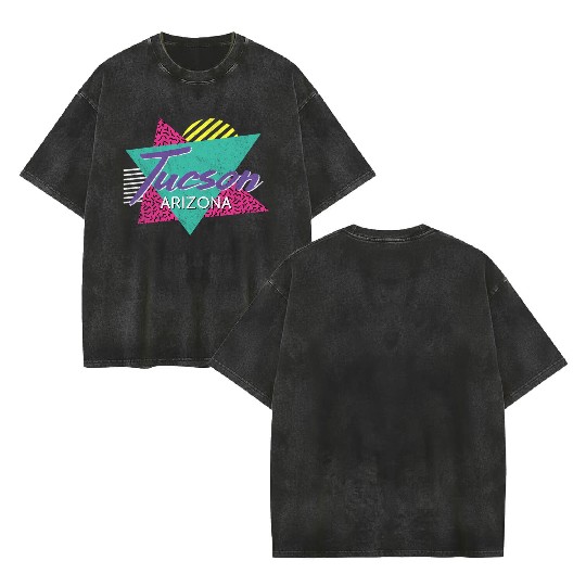 Tucson Arizonna 80S Or 90S Double Sided Mineral Wash T Shirts