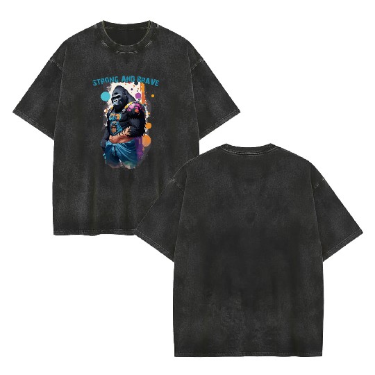 Gorilla Double Sided Mineral Wash T Shirts