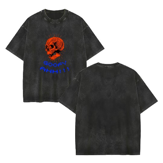 Goofy Ahh Double Sided Mineral Wash T Shirts