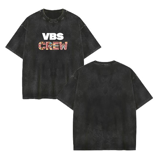 VBS Colorful Bible Vacation School Love Double Sided Mineral Wash T Shirts