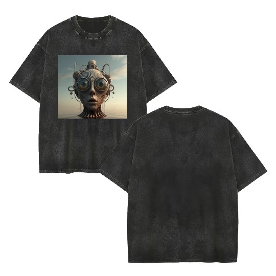 OVER HORIZON Double Sided Mineral Wash T Shirts