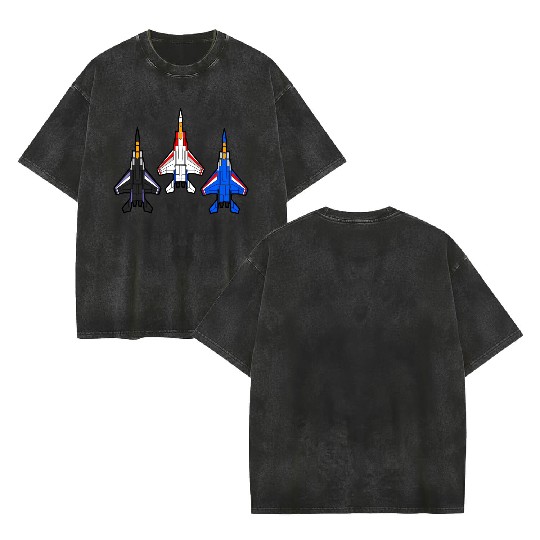 transformer Double Sided Mineral Wash T Shirts