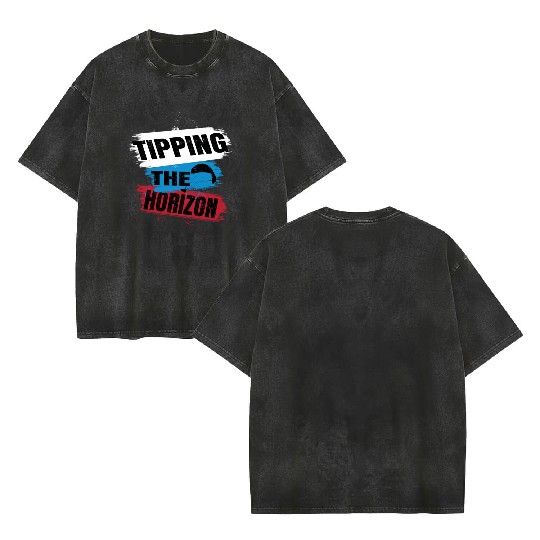 Tipping the Horizon Double Sided Mineral Wash T Shirts