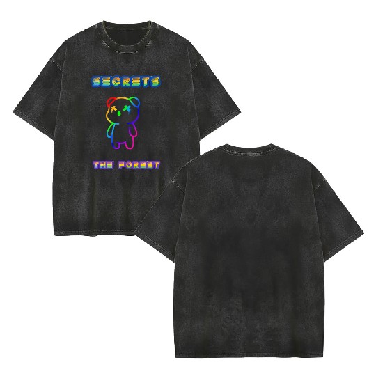 Forest secrets Double Sided Mineral Wash T Shirts