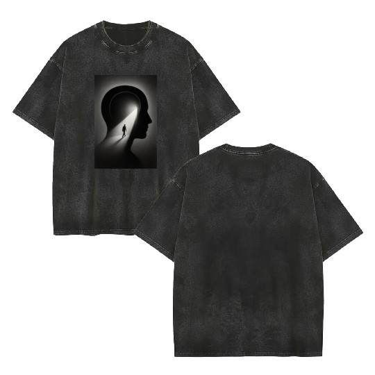 Inner Horizon – the journey within yourself Double Sided Mineral Wash T Shirts