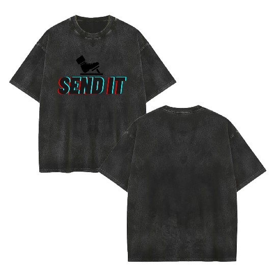 Send It Street Racing Double Sided Mineral Wash T Shirts