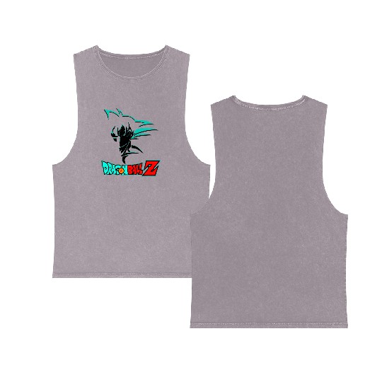 GOKU - DRAGON BALL Double Sided Mineral Wash Tank Tops