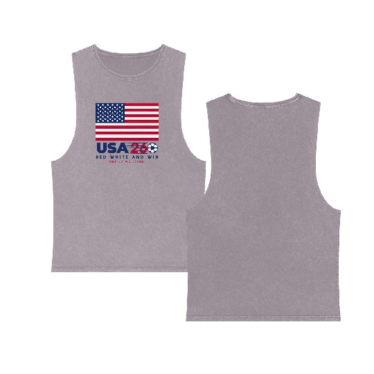 USA World Cup 2026 Double Sided Mineral Wash Tank Tops US Soccer