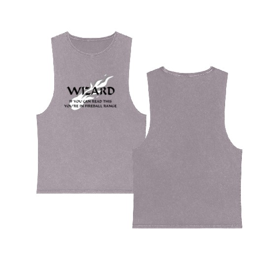 Wizard - Fireball Range Double Sided Mineral Wash Tank Tops
