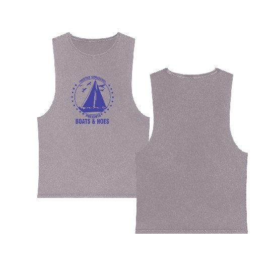 boating, boat, boat captain, boats and hoes, boats Double Sided Mineral Wash Tank Tops
