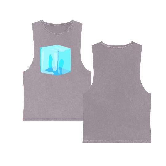 Ice Cube Double Sided Mineral Wash Tank Tops