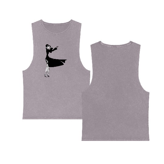Sexy Woman Double Sided Mineral Wash Tank Tops