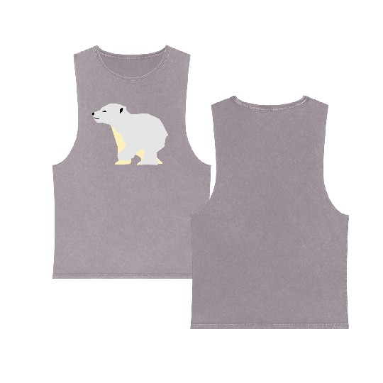 Polar bear Double Sided Mineral Wash Tank Tops