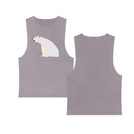 Polar bear Double Sided Mineral Wash Tank Tops