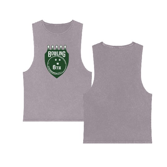 bowling Double Sided Mineral Wash Tank Tops
