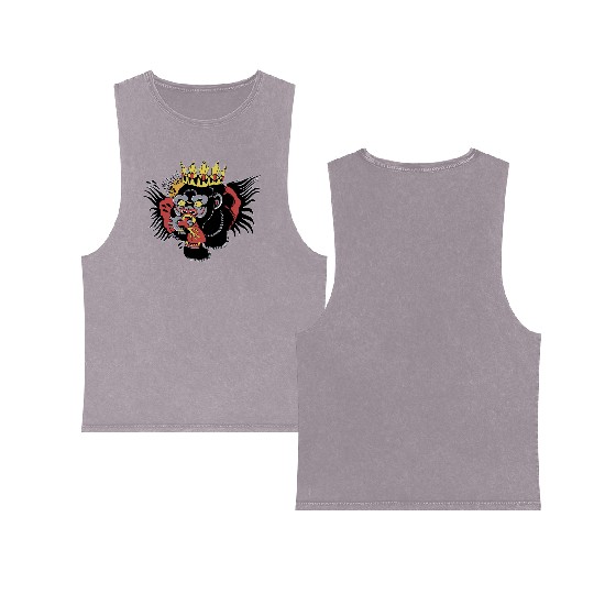 Tattoo Conor McGregor Double Sided Mineral Wash Tank Tops