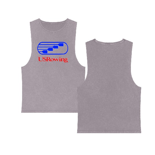 Team USA Rowing US Double Sided Mineral Wash Tank Tops