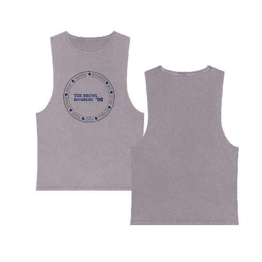 THE BRONX BOMBERS Double Sided Mineral Wash Tank Tops