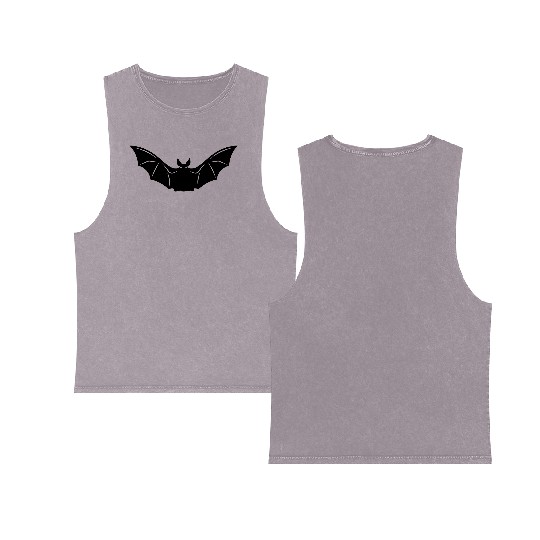 Bat Double Sided Mineral Wash Tank Tops