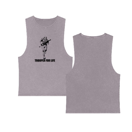 Star Wars Storm Trooper for life Double Sided Mineral Wash Tank Tops