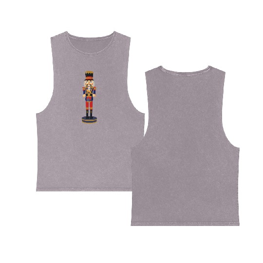 nussknacker nutcracker weihnachten christmas santa Double Sided Mineral Wash Tank Tops