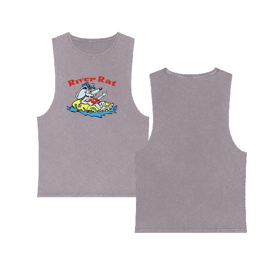 River Rat Swim Double Sided Mineral Wash Tank Tops
