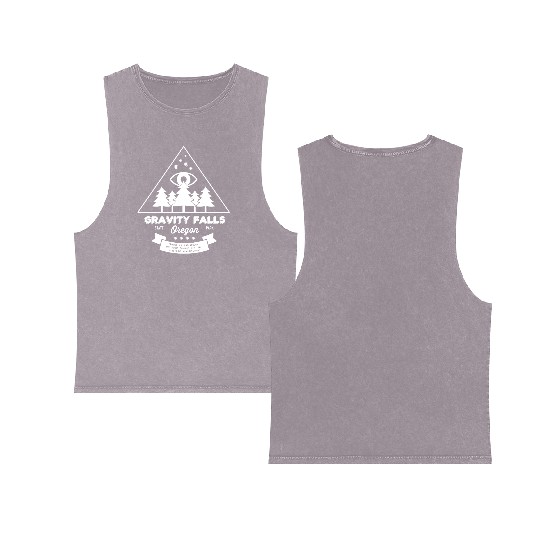 Visit Gravity Falls Double Sided Mineral Wash Tank Tops