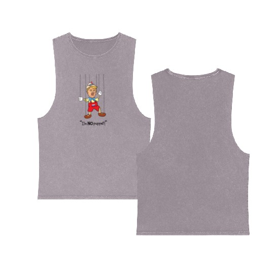 Pinocchio Trump Double Sided Mineral Wash Tank Tops
