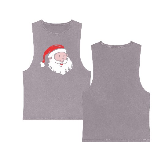 Santa Saint Nicholas Double Sided Mineral Wash Tank Tops