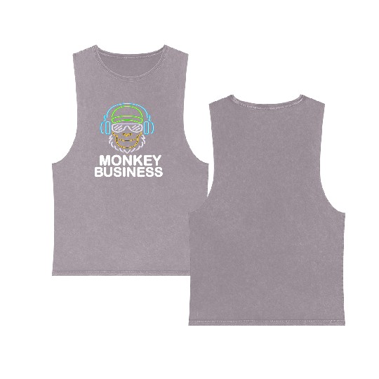 monkey business Double Sided Mineral Wash Tank Tops