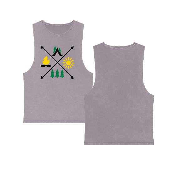 camping Double Sided Mineral Wash Tank Tops